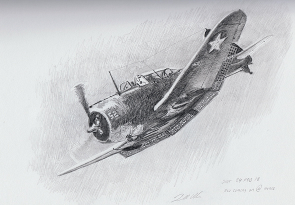 Sketch of an SBD Dauntless